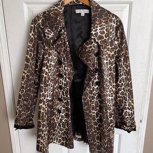 Leopard Print New York and Company Coat XL